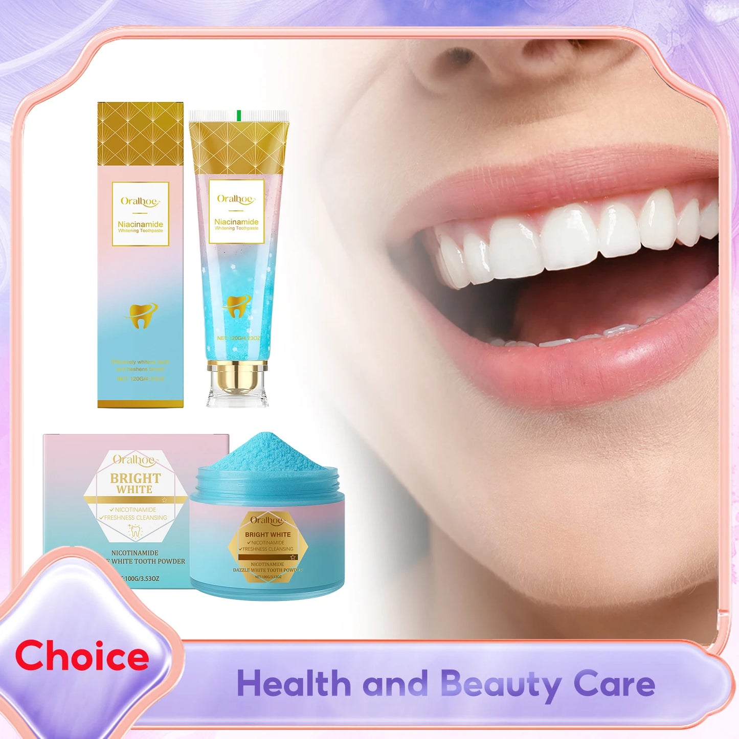Body Accel Toothpaste,Niacinamide whitening toothpaste